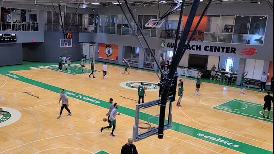 Celtics begin the slow march towards normalcy in their first practice of the season taken at the Auerbach Center (Celtics)